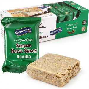 Oppenheimer Sugarless Sesame Halva Vanilla Vegan Kosher-0