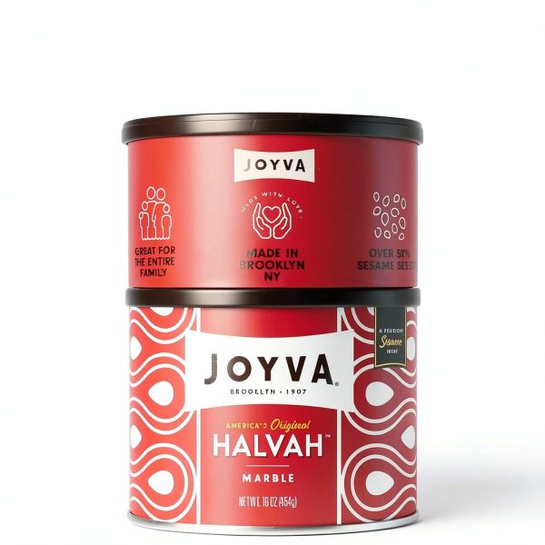 Joyva Marble Halvah Sesame Candy Dairy Free Kosher Treat-4