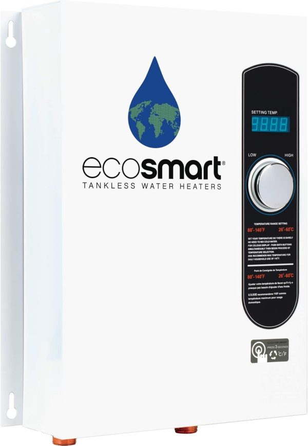 EcoSmart ECO 18 Electric Tankless Water Heater White-7