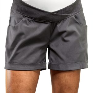 Cotton Elastane Maternity Shorts BrandName Rise-0