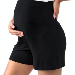 Maternity Shorts for Women Soft Breathable Comfort-0