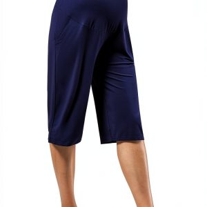 Gray Women's Maternity Shorts by Pavo-0