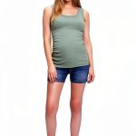 Gap Maternity Denim Shorts Stretch Waistband-0