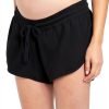 Motherhood Maternity French Terry Maternity Shorts Large Heather Grey-0