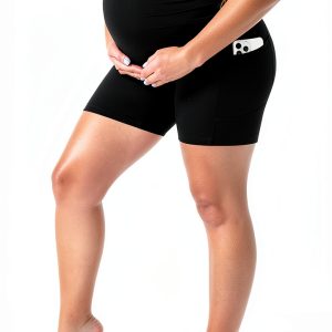 Maternity Shorts MamaFit Premium Comfort High Waist Non See Through-0
