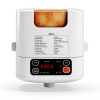 Bread Maker 22-In-1 Compact Automatic KOKUKAKU DK-BM01 White 1LB/1.5LB-1