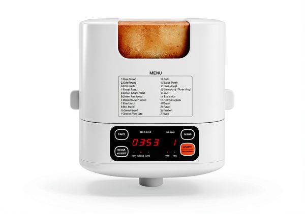 Bread Maker 22-In-1 Compact Automatic KOKUKAKU DK-BM01 White 1LB/1.5LB-1