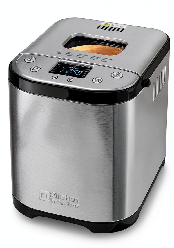 Kitchen in the box Bread Maker 15‑in‑1 2‑lb Stainless Steel Silver-0