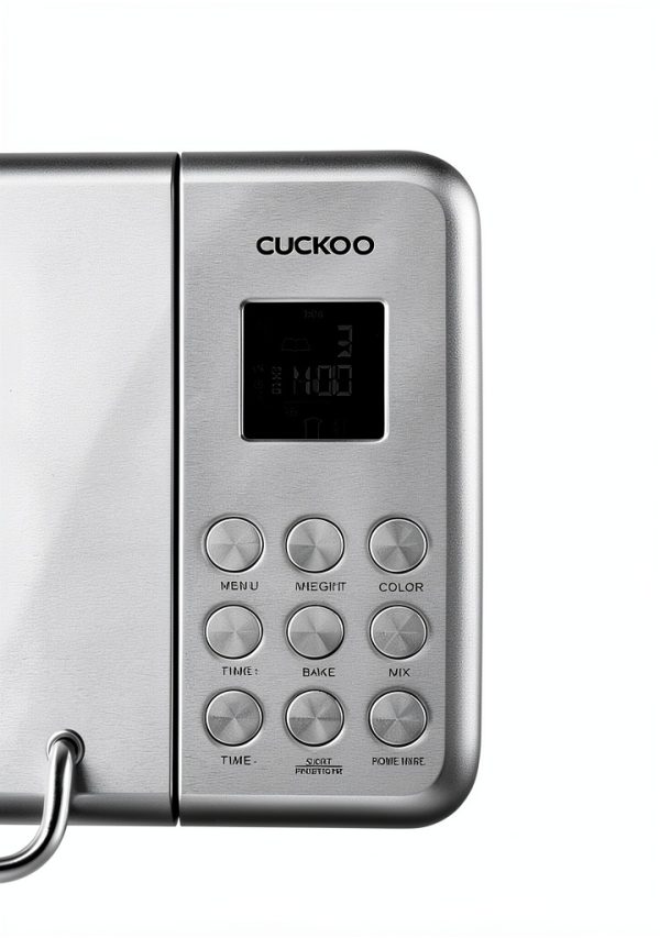 CUCKOO Bread Maker Machine with 15 Menu Options + 3 Crust Colors, 2 lbs Bread Machine with Automatic Fruit & Nut Dispenser, Includes 6 Accessories, Ideal Breadmaker for Sourdough (CBM-AAB101S)-3