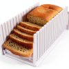 Bread Slicer for Homemade Breads, Adjustable Thickness Slicing Guide, Foldable Portable Bread Cutter Suitability for Homemade Breads, Bagel,Cakes - Kitchen Gadget, Baking Tool & Gift (White)-7