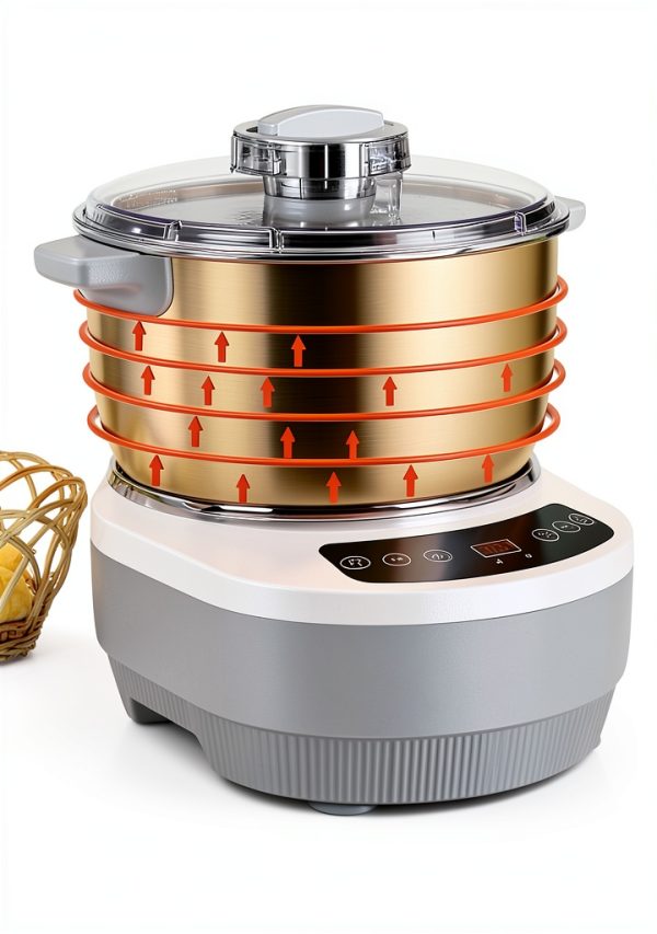 Aptovpvp Electric Dough Machine 6.3qt Fermentation HMJ-1112 White-4