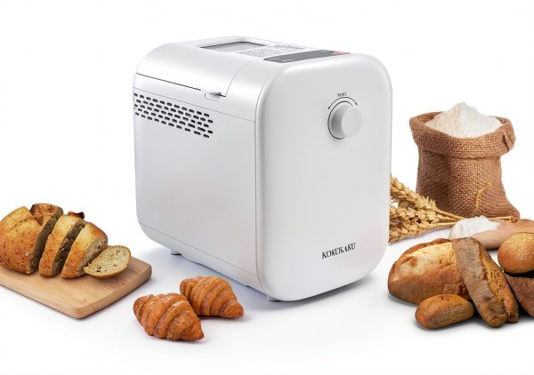 Bread Maker 22-In-1 Compact Automatic KOKUKAKU DK-BM01 White 1LB/1.5LB-2