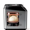 KBS 3LB Programmable Bread Maker,20-in-1 Automatic Bread Machine with Ceramic Pan & Fruit Dispenser, 850W Dual Heaters Bread Maker Machine with Quiet Brushless Motor,Stainless Steel,15H Timer,3 Colors-5