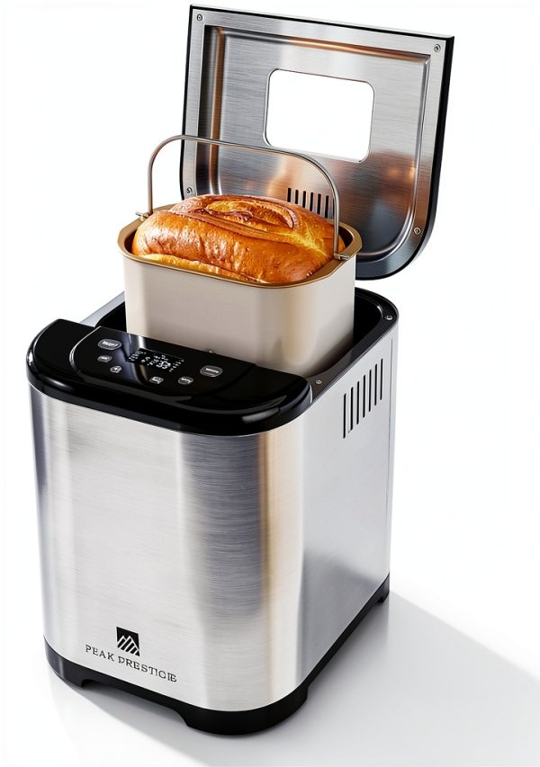Bread Maker Peak Prestige 15-in-1 2lb with Nonstick Aluminum Pan-0